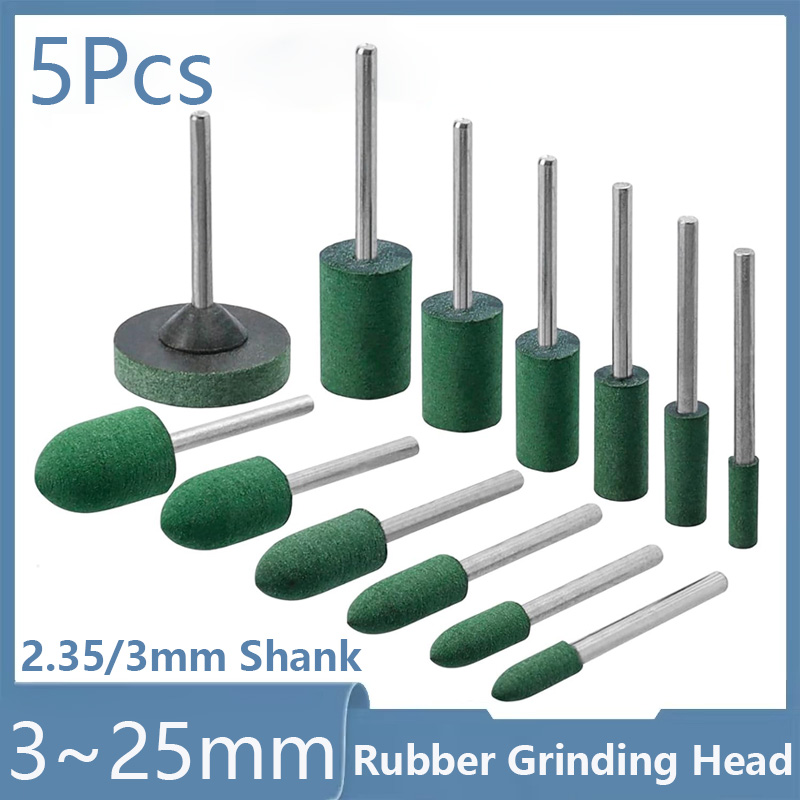Power Tools Green Color - 5 adet Yeşil Tampon Aşındırıcı Uçlar