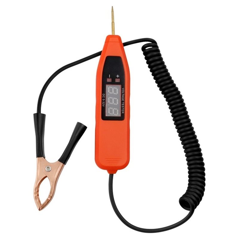 Power Tools Voltage - Araç Voltaj Test Cihazı 5-32V Dijital