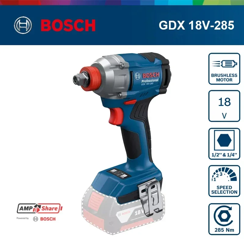 Impact Driver Cordless - Bosch GDX 18V-285 18V Fırçasız Darbeli