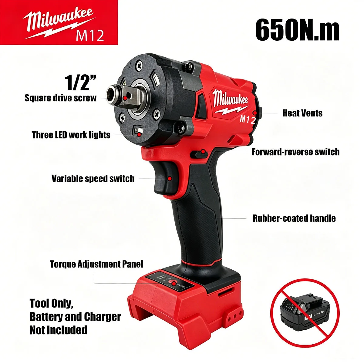 Milwaukee M12 1/2' M18 FUEL Fı - Milwaukee Drill M12 Fuel incelemesi ve fiyatı