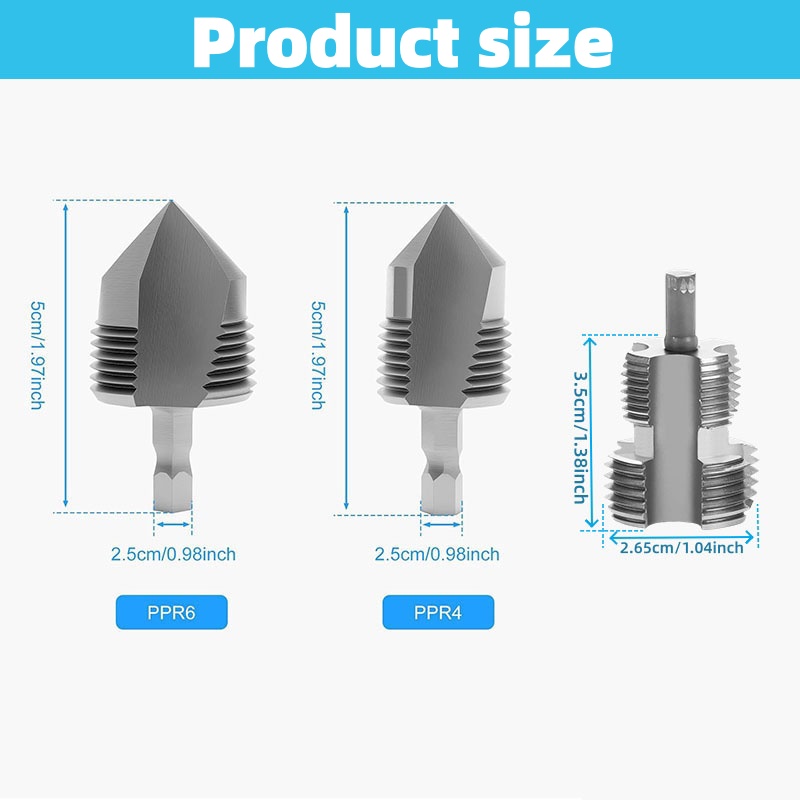PVC Boru Tornavida Seti, Diş S - Power Tools Plumbing incelemesi ve fiyatı