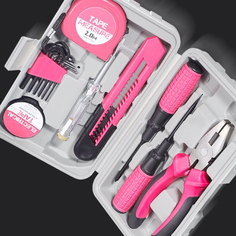13 Parçalı Pembe DIY Alet Seti - Power Tools Plumbing incelemesi ve fiyatı