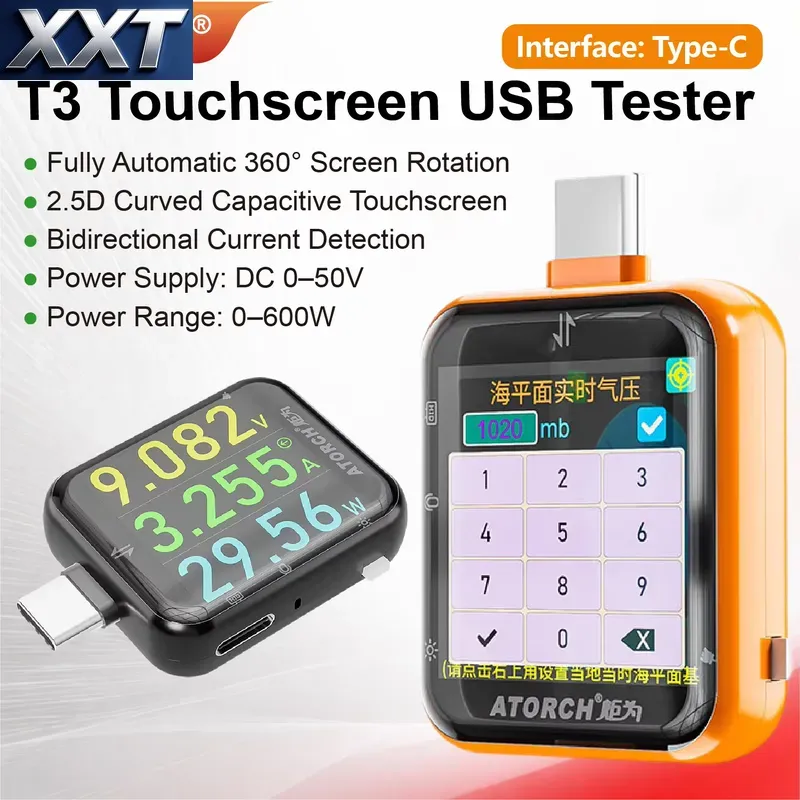 XXT T3 USB C Güç Ölçer Test Ci - Power Tools Voltage incelemesi ve fiyatı