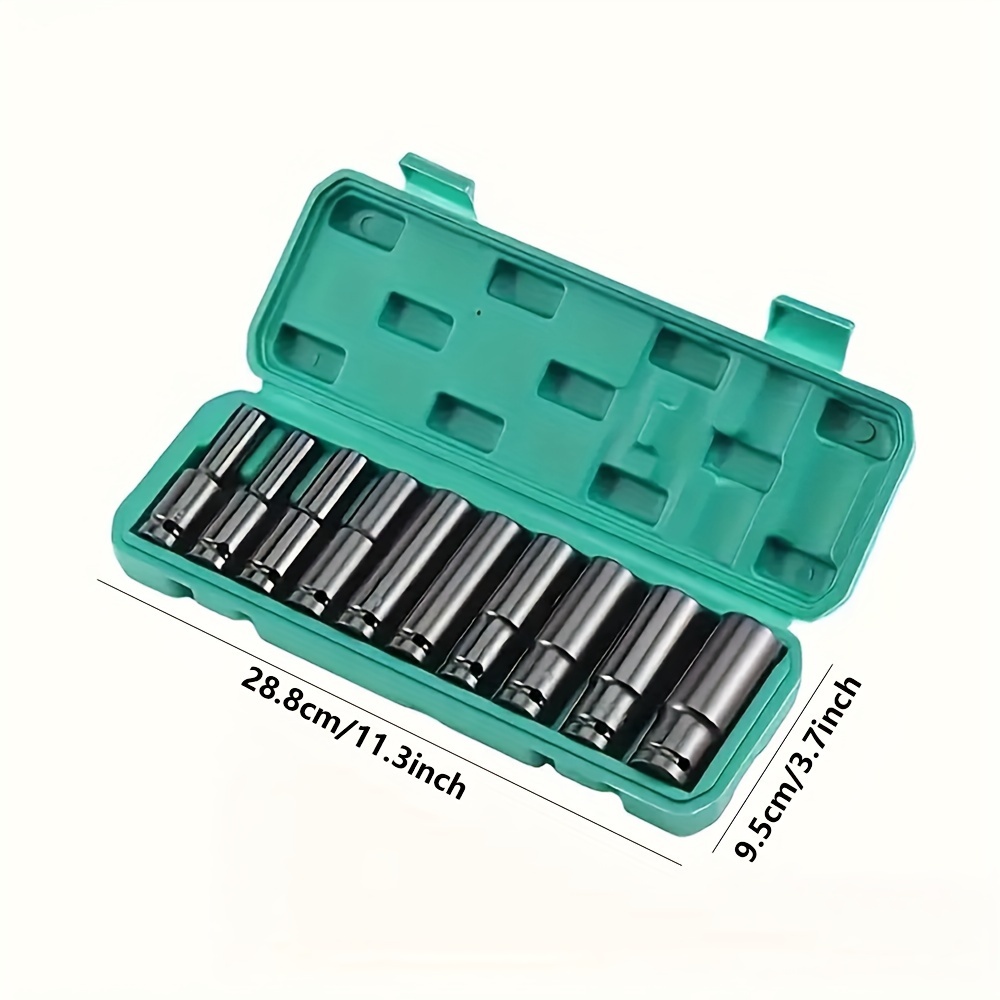 10 adet 1/2 inç 8-24mm güç sok - Power Tools Tool Box incelemesi ve fiyatı